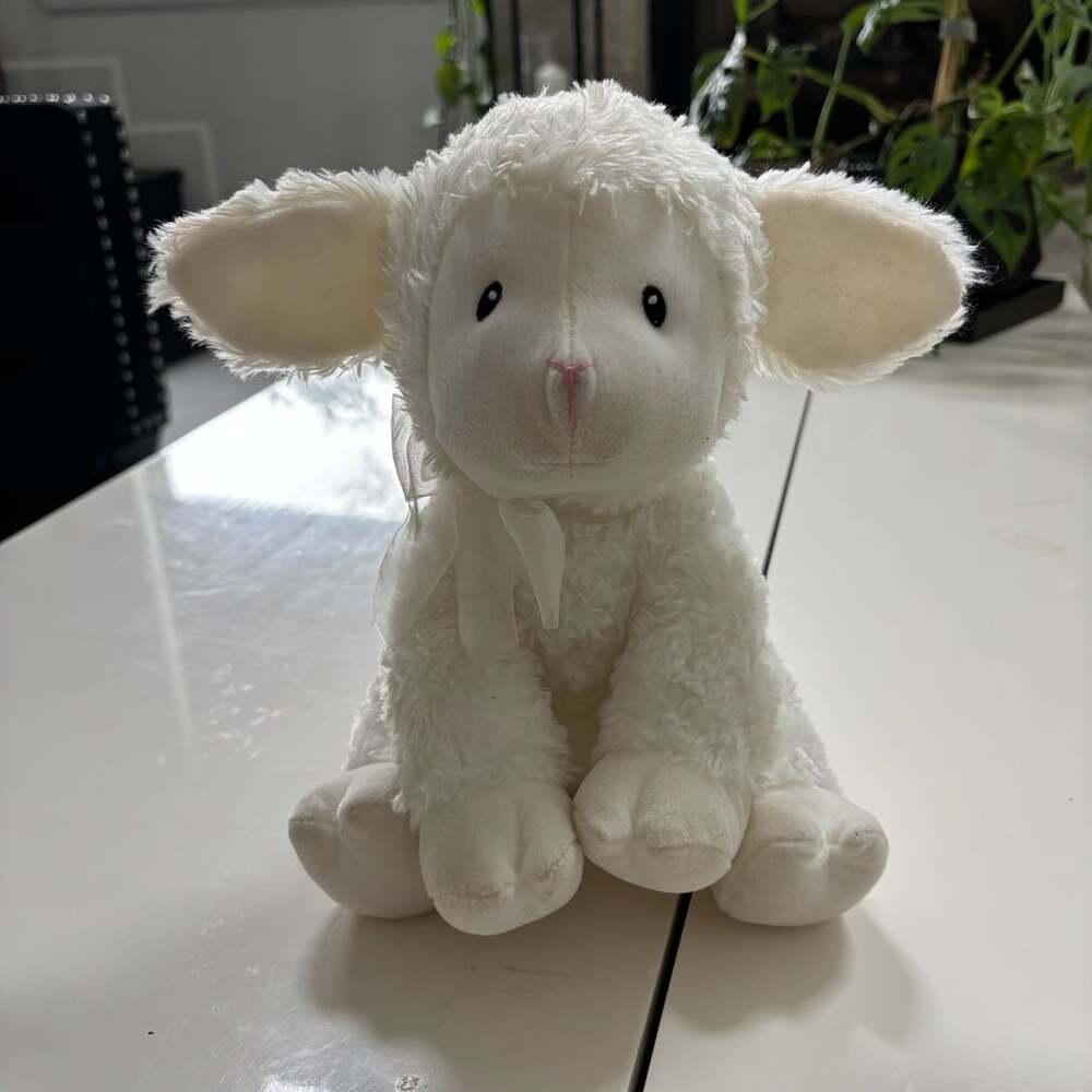 Baby GUND Little Blessing Lena Lamb Musical Plush Stuffed Animal